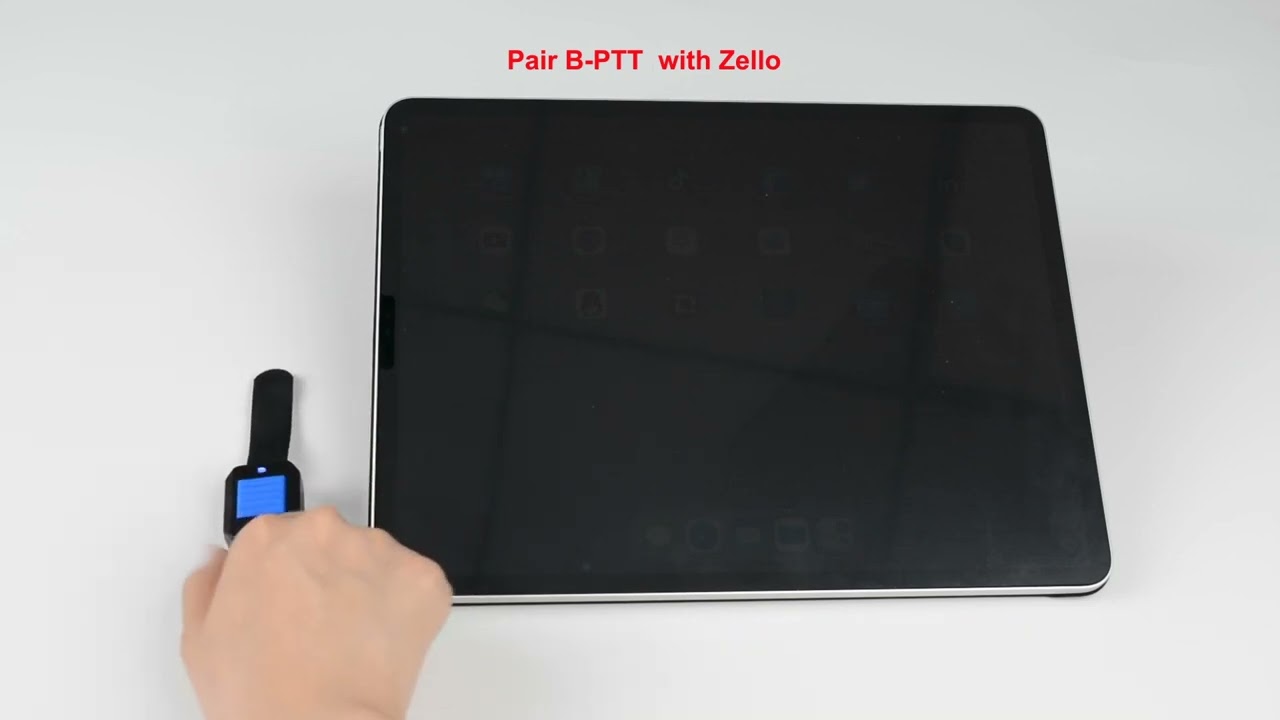 Bluetooth Earpiece & Bluetooth Finger PTT Work With Zello