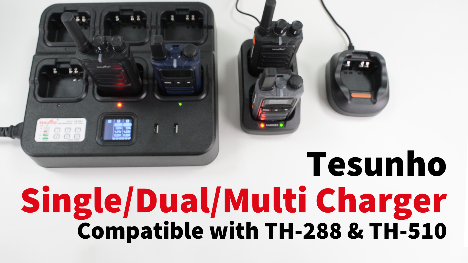 Tesunho Single Charger, Dual Charger & Multi Charger TH-D61