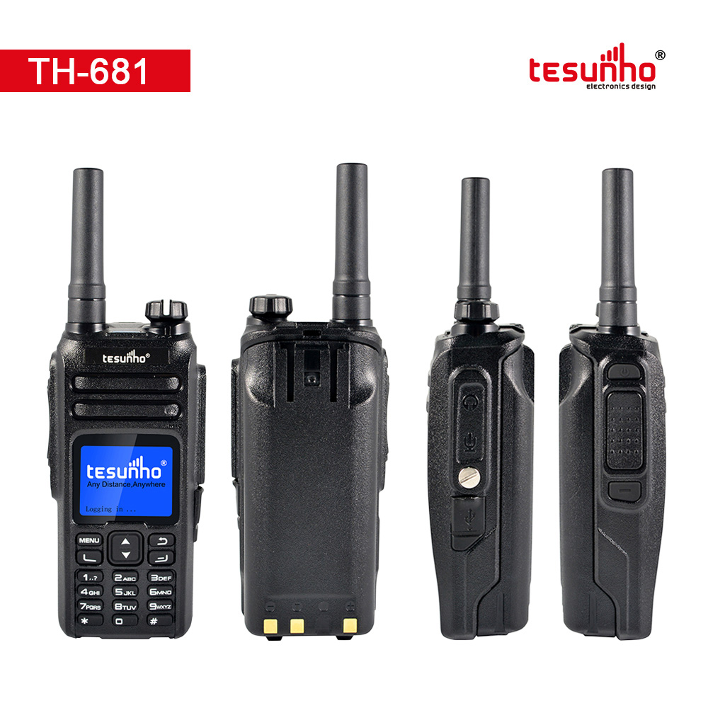Long Range Handheld Walkie Talkie , PoC LTE Radio, Dispatch Consoles TH-681