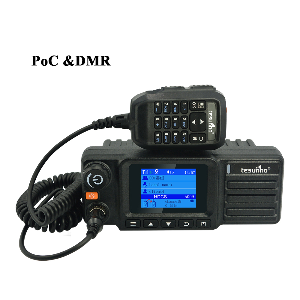 Walkietalkie de red pública TM-990DD DMR POC Mobile Radio 